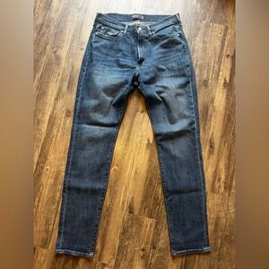 Abercrombie & Fitch Athletic Slim Jeans Dark Wash 33x34 Stretch Denim